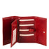 Exclusive 4 fold leather wallet for women